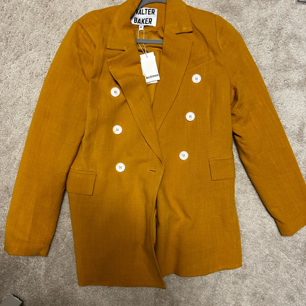 Walter Baker Mustard Yellow Blazer
